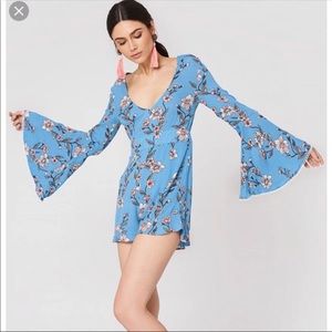 MinkPink Summer Wrap Playsuit